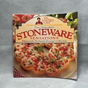 Recipes Book Doris Christophers Stoneware Sensations Cookbook Cooking Recipes